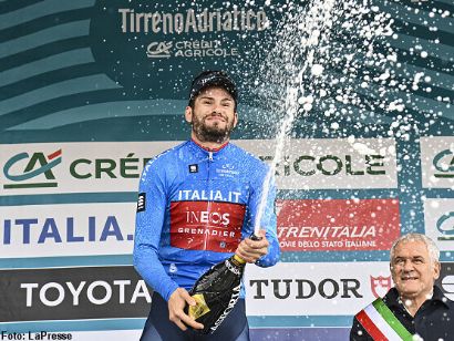 Tirreno-Adriático: Filippo Ganna: "No he corrido ningún riesgo"