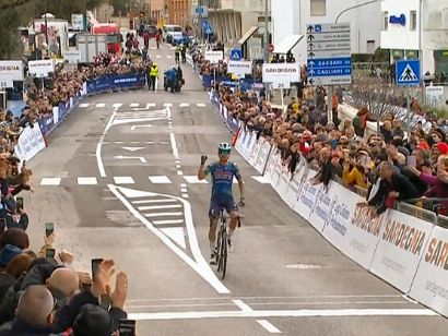 Filippo Zana asalta el liderato del Giro de Cerde�a ganando la cuarta etapa
