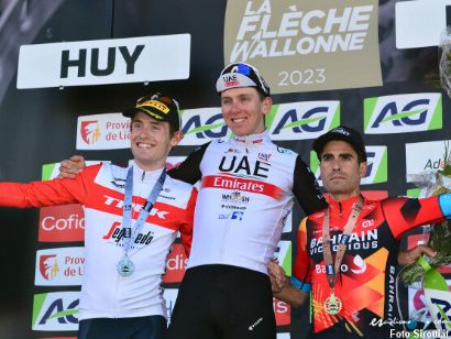 Tadej Pogacar tambin gana la Flecha Valona, Mikel Landa tercero