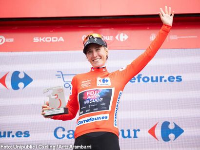 La Vuelta Femenina: Franziska Koch: "Espero defender el maillot rojo en las pr�ximas etapas"