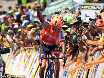 Gabriel Mendoza conquista la cuarta etapa de la Vuelta al Táchira en solitario