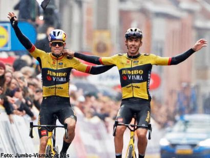 Jumbo-Visma se exhibe en la Gante-Wevelgem que gana Christophe Laporte