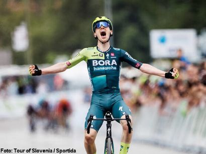 Giovanni Aleotti lidera el Tour de Eslovenia tras ganar la tercera etapa