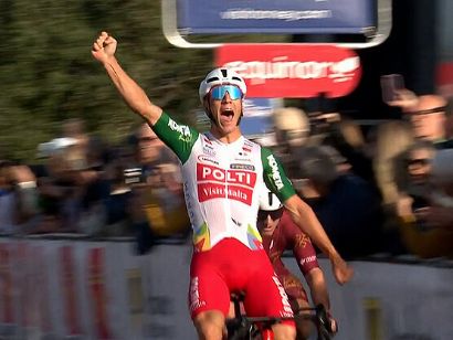 Giovanni Lonardi estrena la Arctic Race de Noruega con un triunfo al esprint en Myre