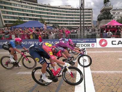 Giro de Italia: Paul Magnier: "Celebr�, pero no estaba muy seguro de haber ganado"