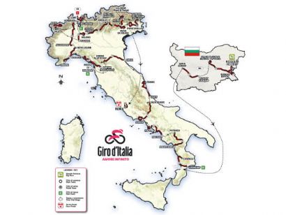El Giro de Italia 2026, de Bulgaria a Roma pasando por Miln 4 aos despus [Etapas y perfiles]