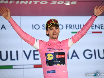 Giro de Italia: Giulio Ciccone: "So�� con la maglia rosa desde ni�o"