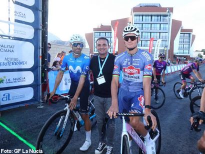 Miguel Indurin disea el recorrido de la prueba Gran Fondo de La Nuca, en Alicante