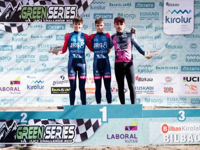 Eneko Olveira y Olivia Onesti se imponen en el arranque de las Green Series XCO en Bilbao
