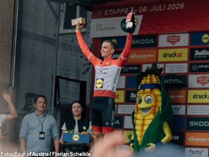 Gregor M�hlberger se luce en casa y estrena el liderato de la Vuelta a Austria