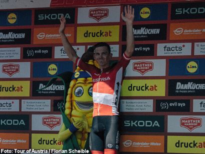 Gregor M�hlberger se lleva la Vuelta a Austria, Samuel Watson gana al esprint en Viena