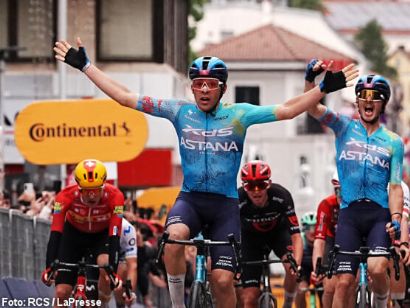 Thomas Silva hace historia en el Giro de Italia con una victoria uruguaya en Veliko Tarnovo