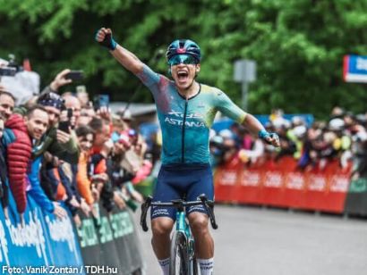 Harold Martín López se impone en Kékestető y es nuevo líder del Tour de Hungría