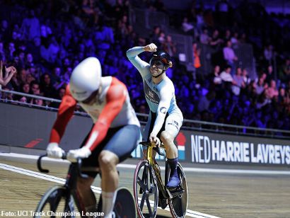 UCI Track Champions League: Lavreysen, Hashimoto, Andrews y Archibald salen líderes de Berlín