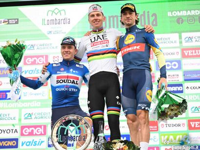 Tadej Pogacar hace historia al ganar su cuarto Il Lombardía consecutivo