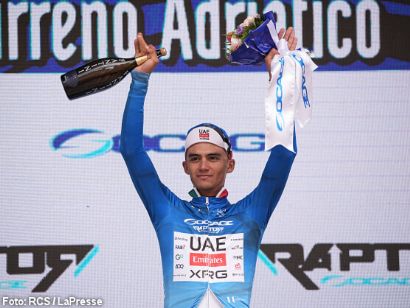 Tirreno-Adri�tico: Isaac Del Toro: "Estoy muy orgulloso, pero quiero terminar el trabajo"