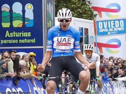 Vuelta a Asturias: Isaac del Toro: "Espero continuar de esta manera en las próximas carreras"