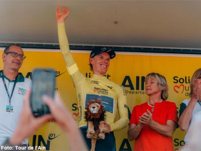 Jake Stewart, primer líder del Tour de l´Ain 2023