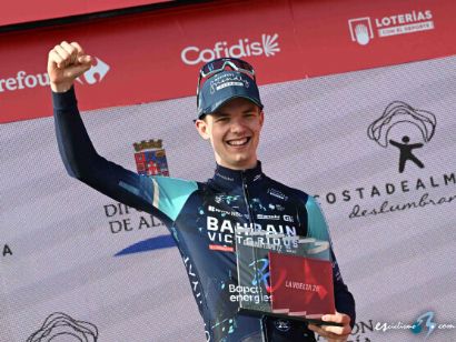 Vuelta a Espa�a: Jakob Omrzel: "No me sorprende la victoria, ten�a que llegar"