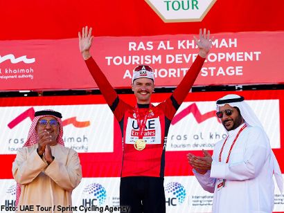 UAE Tour: Jay Vine: "El plan es que el equipo se lleve a casa el maillot rojo"