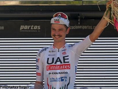 Vuelta a Burgos: Jay Vine gana la contrarreloj, Sepp Kuss salva el liderato