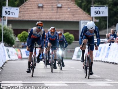 Tour de Eslovaquia: Jayco AlUla gana la contrarreloj, Max Walscheid primer líder