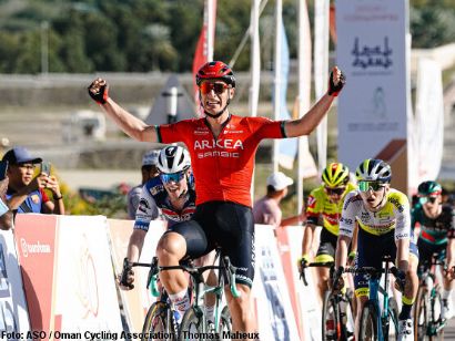 Jenthe Biermans consigue la victoria en la primera Muscat Classic