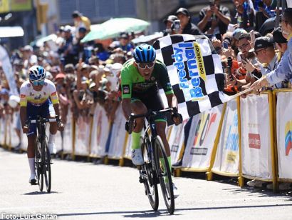 Jhonny Alexander Araujo, primer líder de la 60ª Vuelta al Táchira en Bicicleta