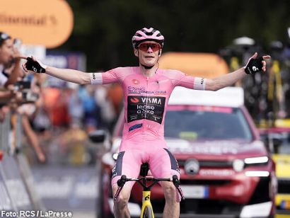 Giro de Italia: Jonas Vingegaard gana en Car� y sentencia la Corsa Rosa