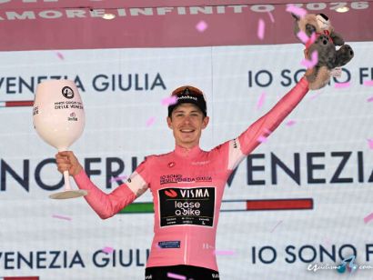 Jonas Vingegaard vence en Pila y se viste de rosa en el Giro de Italia