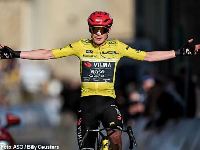 Jonas Vingegaard vuelve a ganar en la Par�s-Niza y refuerza su liderato camino de Apt