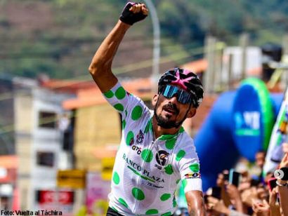 Vuelta al Táchira: José Alarcón se impone en La Grita y es el nuevo líder