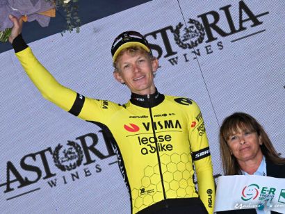 Semana Coppi y Bartali: Koen Bouwman gana la tercera etapa y es líder