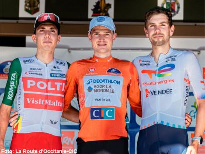 Thibaud Gruel vence en Saint-Girons y Nicolas Prodhomme se corona en la general de La Ruta de Occitania