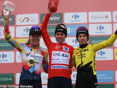 Paula Blasi conquista La Vuelta Femenina tras resistir en el Angliru y Petra Stiasny hace historia