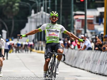 Leangel Linarez se impone en la quinta etapa de la Vuelta a Venezuela