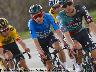Tirreno-Adriático: Lennard Kämna y Giulio Ciccone tras la 5ª etapa