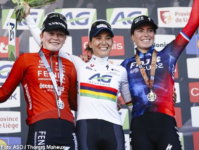 Kimberley Le Court sorprende y se adjudica la Lieja-Bastoña-Lieja Femenina