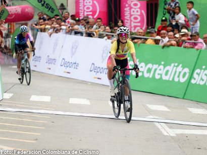 Lilibeth Chac�n repite en Santuario y refuerza el liderato de la Vuelta a Colombia Femenina