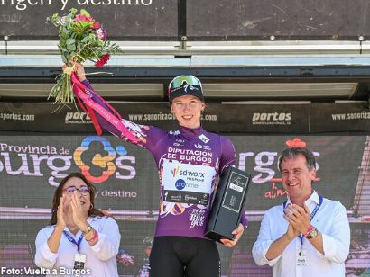Lorena Wiebes repite victoria en Pedrosa de Duero y afianza el liderato en la Vuelta a Burgos Femenina