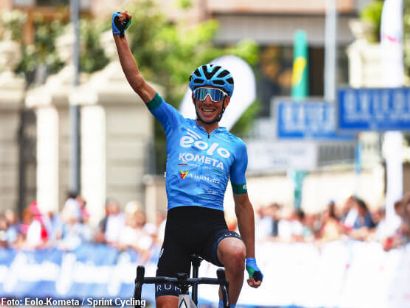Vuelta a Asturias: Lorenzo Fortunato: "He conseguido irme solo y ganar, ha sido increíble"