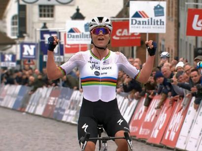 Lotte Kopecky repite victoria en la Nokere Koerse Femenina