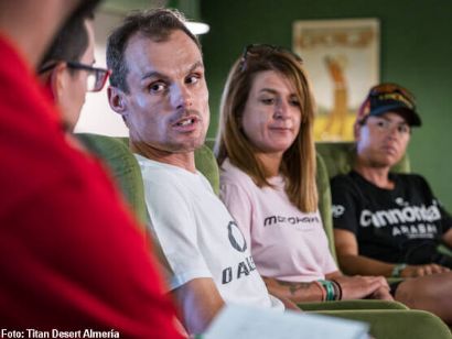 Titan Desert Almería: Luis León Sánchez: "No vengo a caerme otra vez, vengo a divertirme"