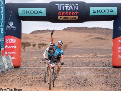 Luis León ruge con fuerza en la Titan Desert Marruecos. Gana la etapa y es nuevo líder
