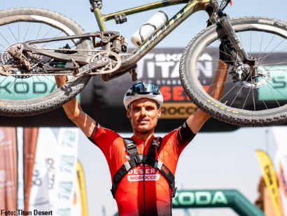 Luis León Sánchez y Tessa Kortekaas se coronan vencedores de la Titan Desert Marruecos