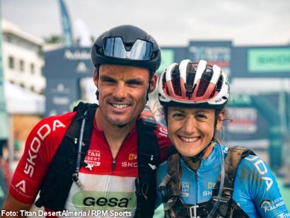 Luis Le�n S�nchez y Natalia Fischer revalidan el t�tulo en la Titan Desert Almer�a