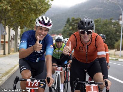 Los cicloturistas disfrutan de la V Xcorial Xtreme con el homenaje a Luis Pasamontes