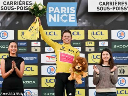 Par�s-Niza: Luke Lamperti: "Llevar el maillot amarillo ser� muy especial"