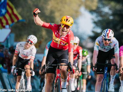 Volta a Catalunya: Magnus Cort: "Despu�s de un a�o duro, muy contento de volver a ganar"