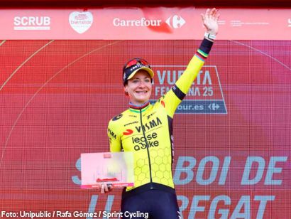 La Vuelta Femenina: Marianne Vos: "Era importante mantenerse en cabeza para estar fuera de peligro"